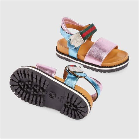 toddler gucci sandals|Gucci sandals for girls.